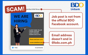 BDO To Job Seekers: "Beware Of Recruitment Scams!"