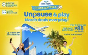 Unpause Your Travel Plans With Cebu Pacific’s Month-Long Super Seat Fest