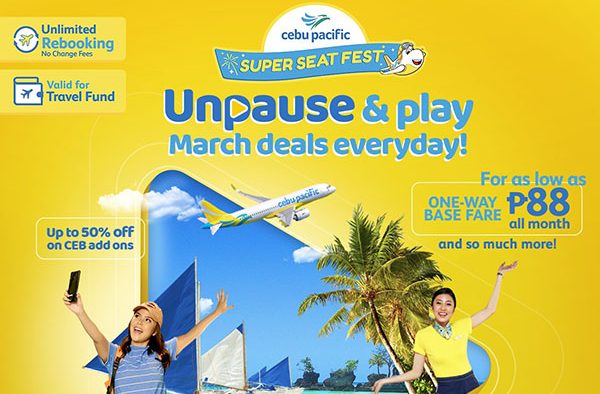 Unpause Your Travel Plans With Cebu Pacific’s Month-Long Super Seat Fest