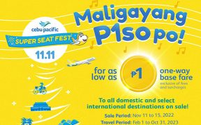 Maligayang P1so This 11.11 As CEB Launches Another #CEBSuperSeatFest