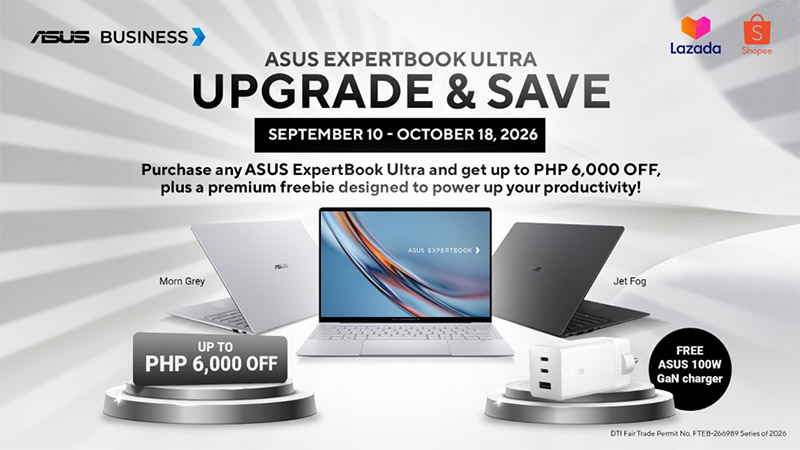 ASUS ExpertBook Ultra: Flagship Business Laptop Lands In Cebu And Davao