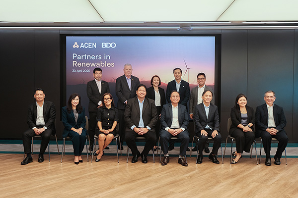 BDO Backs ACEN In Clean Energy Milestone