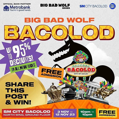 Big Bad Wolf Howls Into Bacolod For The First Time As The Next Leg In Philippine Book Tour
