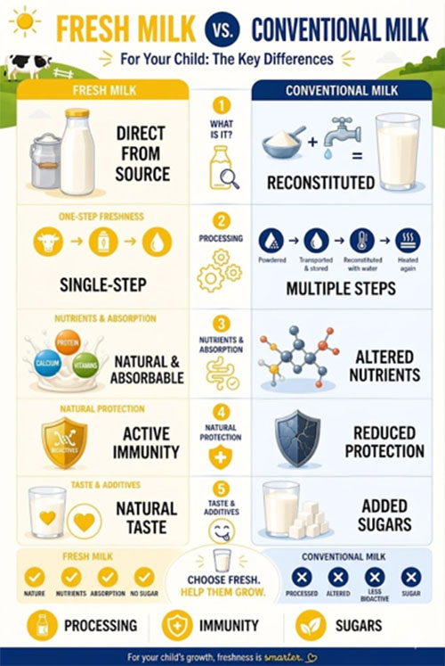 How Choosing Fresh Milk Can Support The Nation's Fight Against Malnutrition Among Children