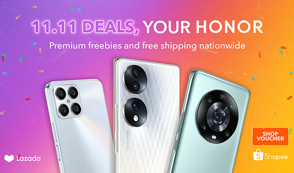HONOR Joins Lazada And Shopee 11.11 Sale