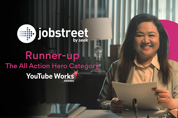 Jobstreet By SEEK Named Runner-up At The YouTube Works Awards Southeast Asia 2023