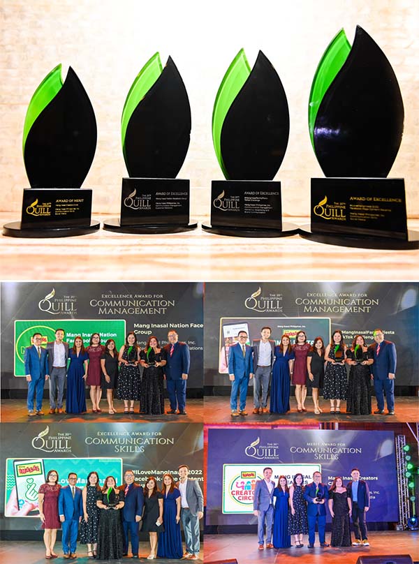 Mang Inasal Celebrates Multiple Wins At The 20th Philippine Quill Awards