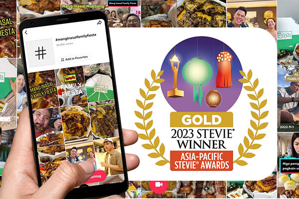 #MangInasalFamilyFiesta TikTok Challenge Wins Gold At Asia-Pacific Stevie® Awards