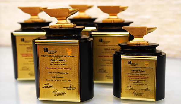 Mang Inasal Sweeps 4 Golds, 1 Silver At The 59th Anvil Awards