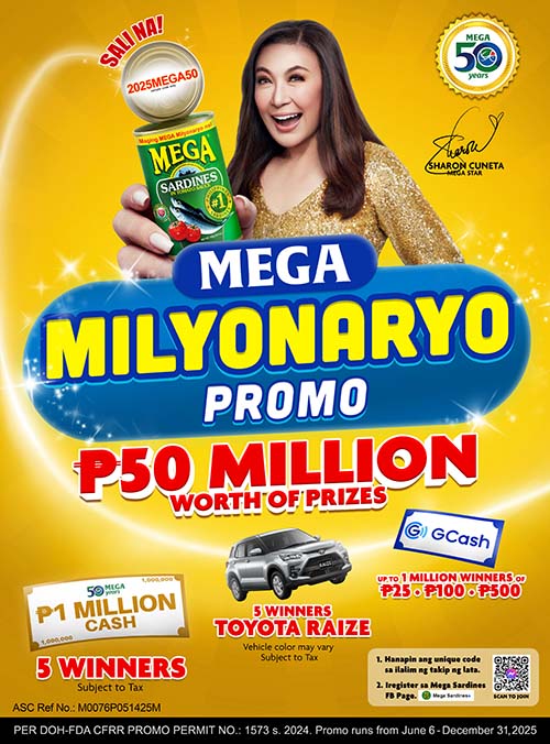Mega Prime Foods Inc. Celebrates 50 Years With 50 Million Worth Of Mega Milyonaryo Prizes
