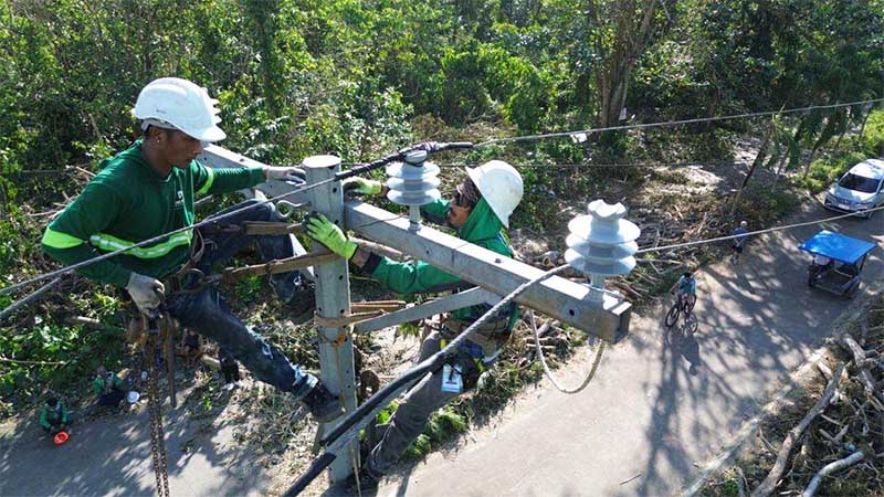 Negros Power Earns Praise For Tireless Restoration Efforts Following Typhoon Tino