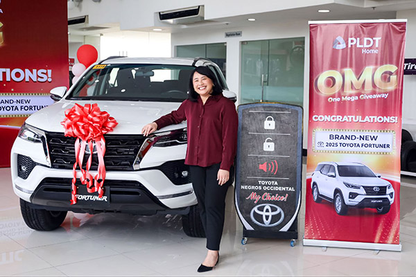 PLDT Home Awards First Bacolod Grand Winner In One Mega Giveaway 2025