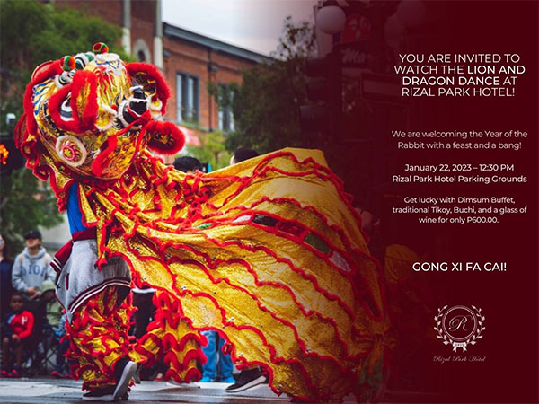 Rizal Park Hotel Welcomes Lunar New Year Prosperity With Good Fortune Menu