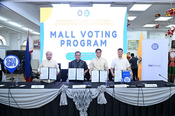 COMELEC And SM Supermalls Renew Partnership For Voter Registration And Mall Voting For The 2026 Barangay & SK Elections