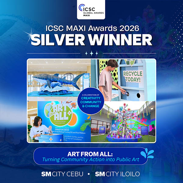 SM In The Visayas Win Silver At The Prestigious ICSC MAXI Awards