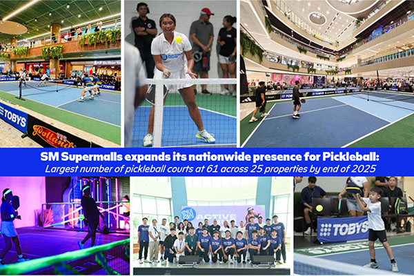 SM Supermalls Expands Its Nationwide Presence For Pickleball