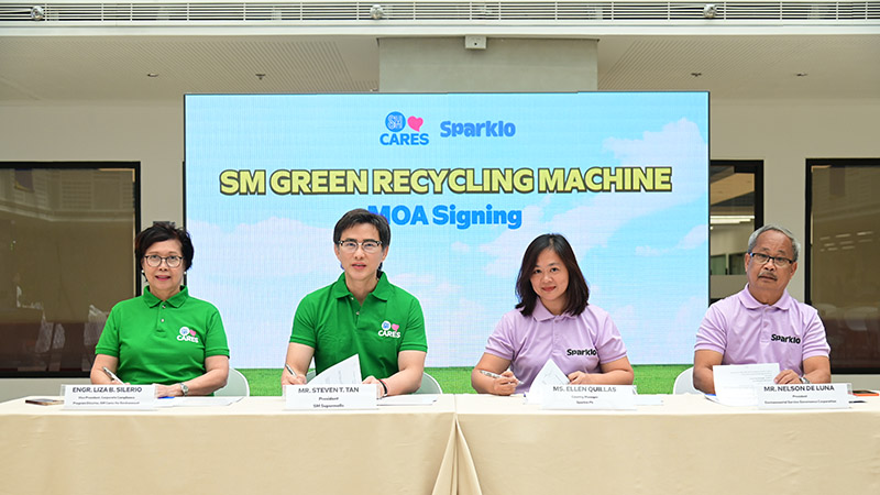 SM Introduces Sparklo Reverse Vending Machines To The Philippines For The First Time Ever