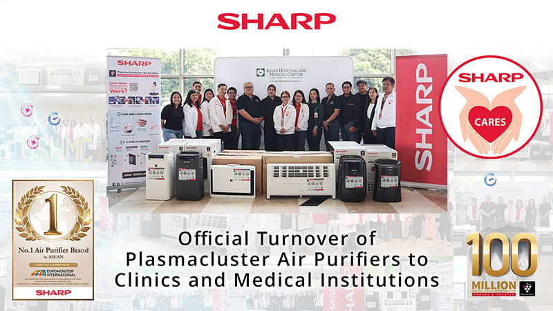 Sharp Philippines Successfully Completes CSR Initiative Supporting Clinics And Medical Institutions