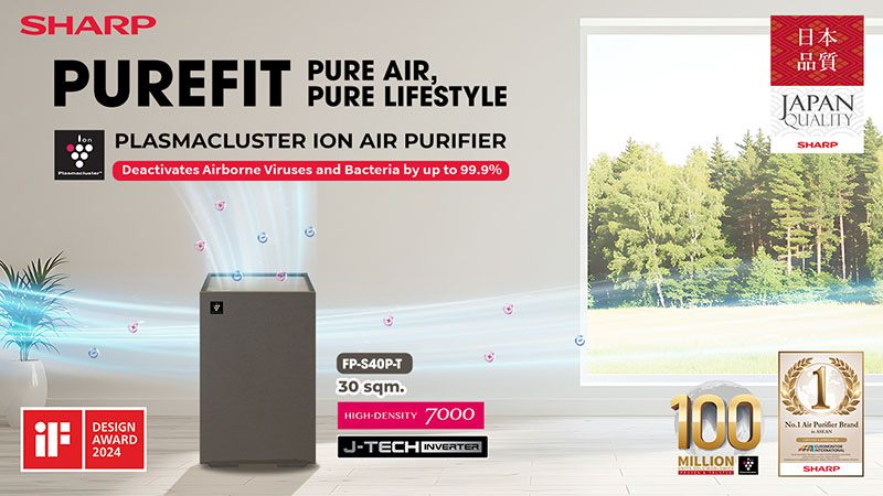 Sharp Promotes Healthier Indoor Living Through Compact And Efficient Air Care Solutions