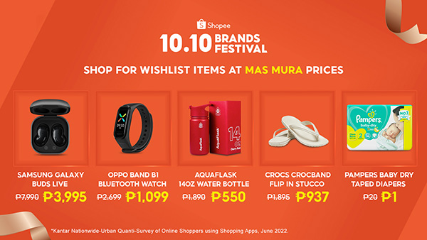 Shopee Announces Biggest Brands Sale Of The Year With The 10.10 Brands Festival