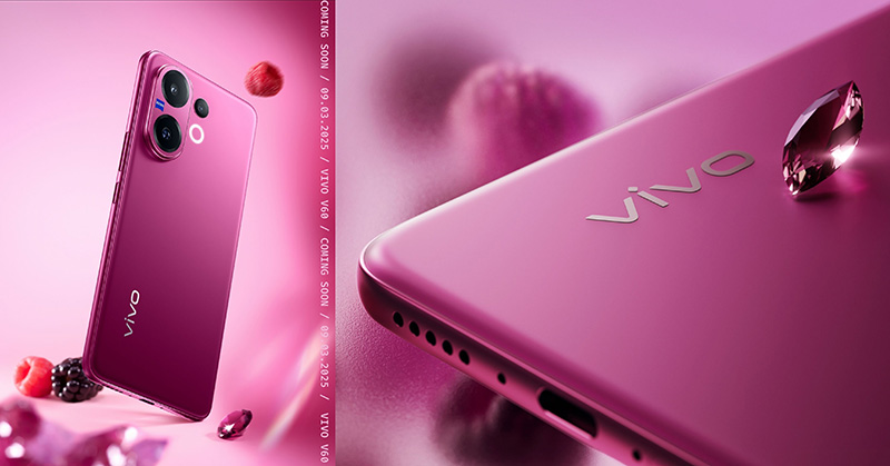 Bold And Bright: Vivo V60 In Berry Purple Drops Sept. 3