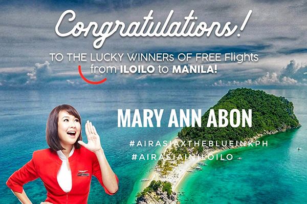 Win Iloilo-Manila Round Trip Ticket Courtesy Of AirAsia Philippines