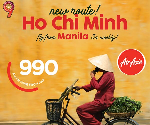 AirAsia To Fly Manila-Ho Chi Minh City In November 2017