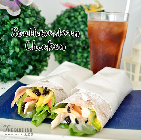 Southwestern Chicken Wrap - Yummy Cupcakes and Sandwiches at Bacolod Cupcake Cafe, Inc.