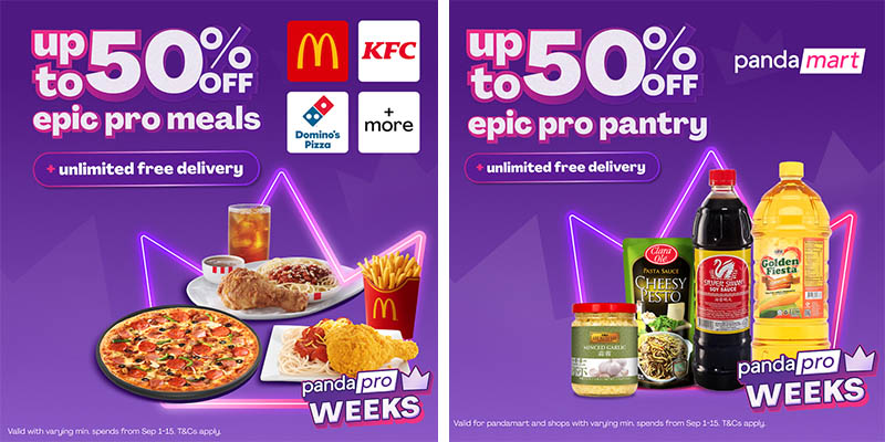 Foodpanda Launches 'PRO Weeks,' Offering Up To 50% Off On Top Brands Across The Philippines