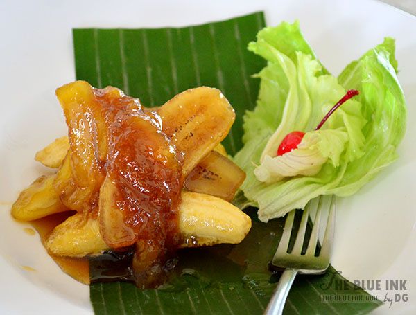 Minatamis na Saging - Delicious Native Dishes at L'Fisher Chalet Restaurant