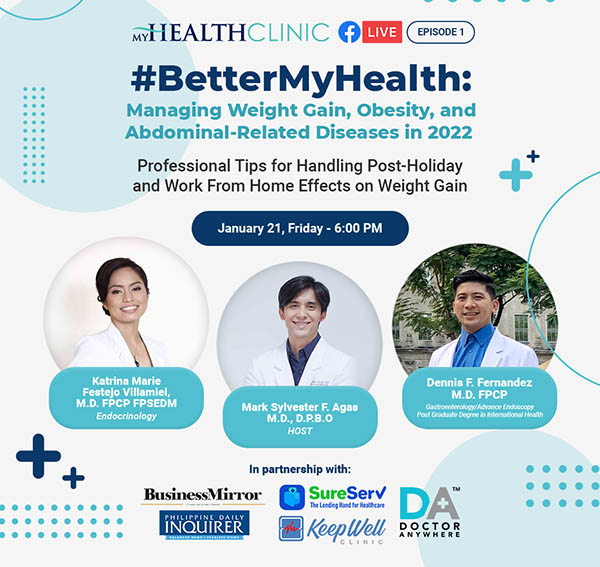 #BetterMyHealth Starts This January 2022 With MyHealth Clinic