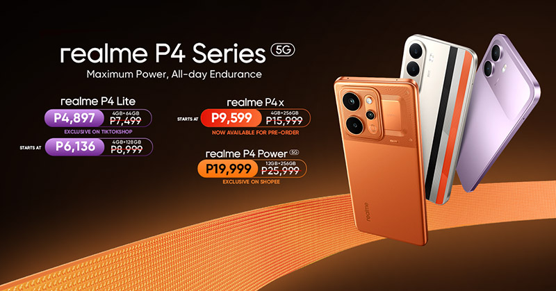 realme Introduces The Philippines' First 10001mAh Smartphone With The P4 Series 5G