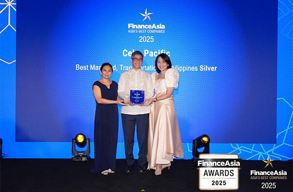 Cebu Pacific Wins Silver In 2025 FinanceAsia Awards