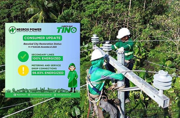 Negros Power Nears Full Restoration In Bacolod As Post-Typhoon Recovery Accelerates