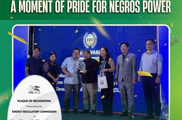 Negros Power Earns ERC Recognition For Advancing Renewable Energy Through Net-Metering