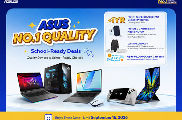 ASUS No. 1 Quality, School-Ready Deals: Yours To Enjoy Until September 15, 2026