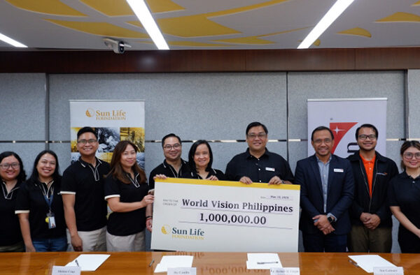 Sun Life Foundation Bolsters World Vision Philippines' Disaster Response Program With PHP 1M Donation