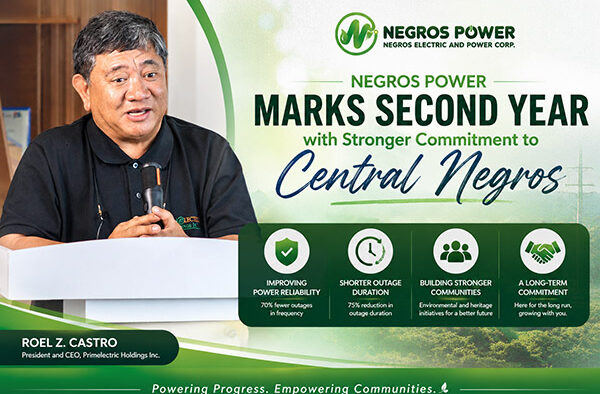Negros Power Marks Two Years With Gains In Reliability And Continued Investment In Central Negros