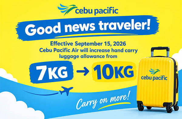 Cebu Pacific: Hand Carry Policy